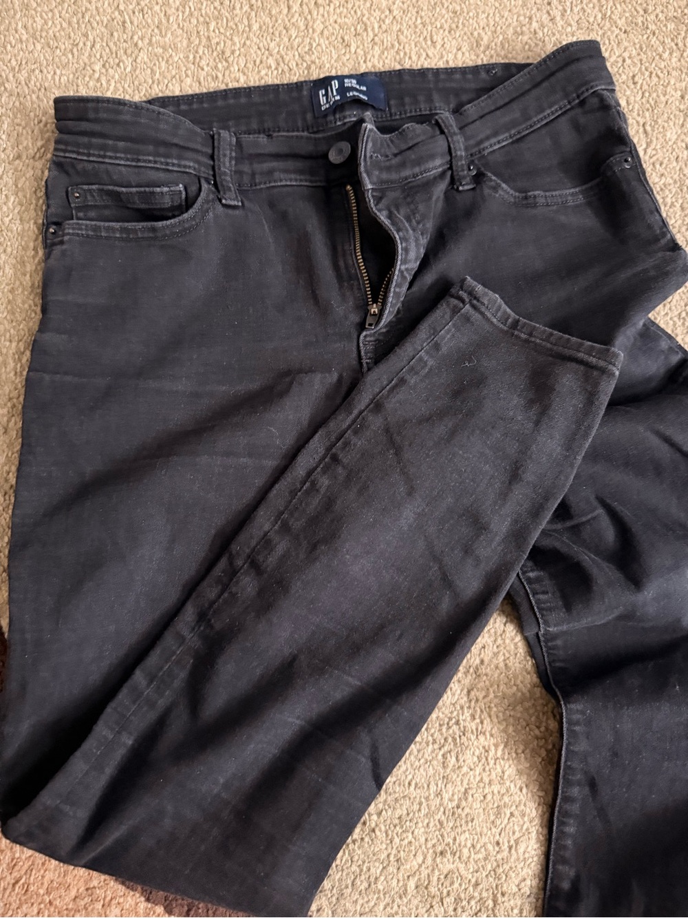 GAP Women's Dark Black Skinny Jeans